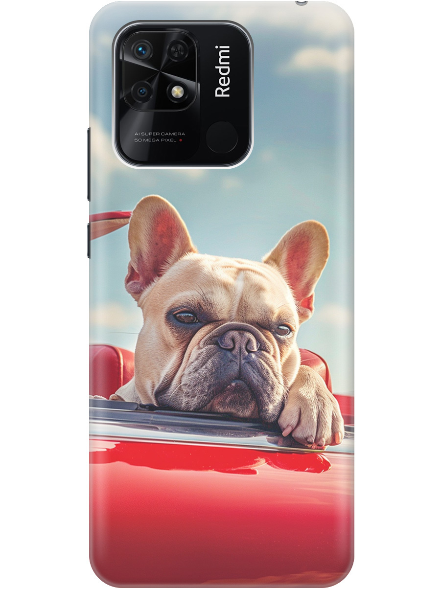 Силиконовый чехол на Xiaomi Redmi 10C с принтом "Бульдог в кабриолете", Прозрачный;бежевый;голубой;красный, 736538712
Силиконовый чехол на Xiaomi Redmi 10C с принтом "Бульдог в кабриолете", Прозрачный;бежевый;голубой;красный, 736538712