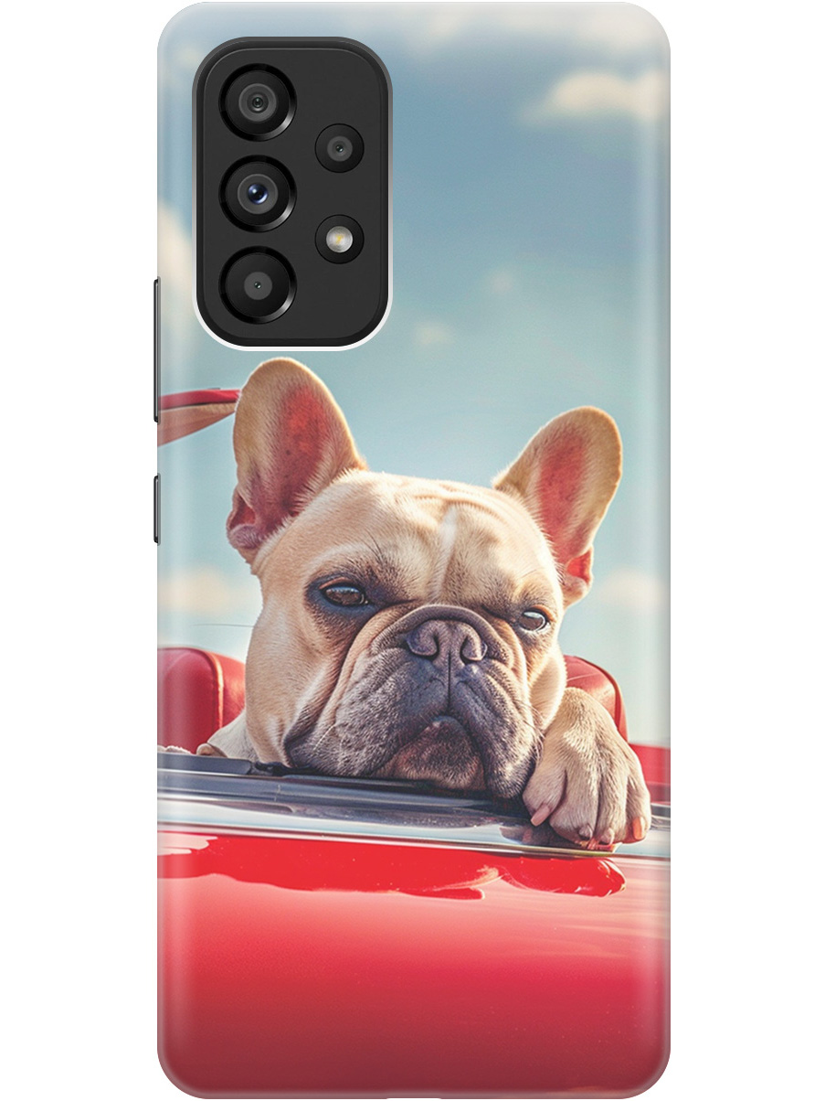 Силиконовый чехол на Samsung Galaxy A53 5G с принтом "Бульдог в кабриолете", Прозрачный;бежевый;голубой;красный, 740133012
Силиконовый чехол на Samsung Galaxy A53 5G с принтом "Бульдог в кабриолете", Прозрачный;бежевый;голубой;красный, 740133012