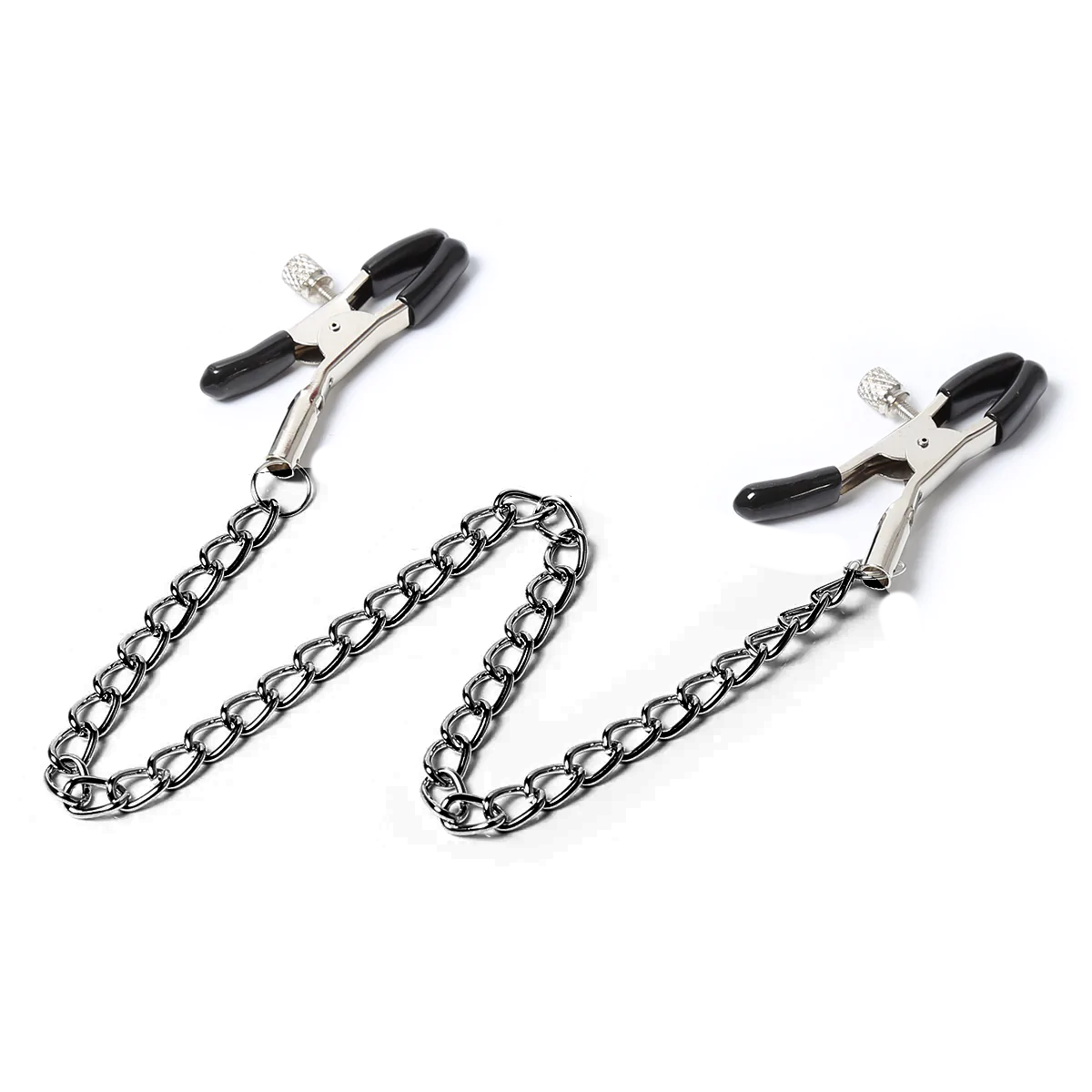 фото Зажимы для сосков kissexpo с черной цепочкой