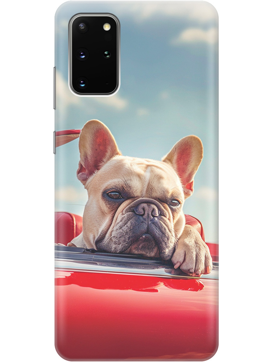 Силиконовый чехол на Samsung Galaxy S20+ с принтом "Бульдог в кабриолете", Прозрачный;бежевый;голубой;красный, 722628512
Силиконовый чехол на Samsung Galaxy S20+ с принтом "Бульдог в кабриолете", Прозрачный;бежевый;голубой;красный, 722628512