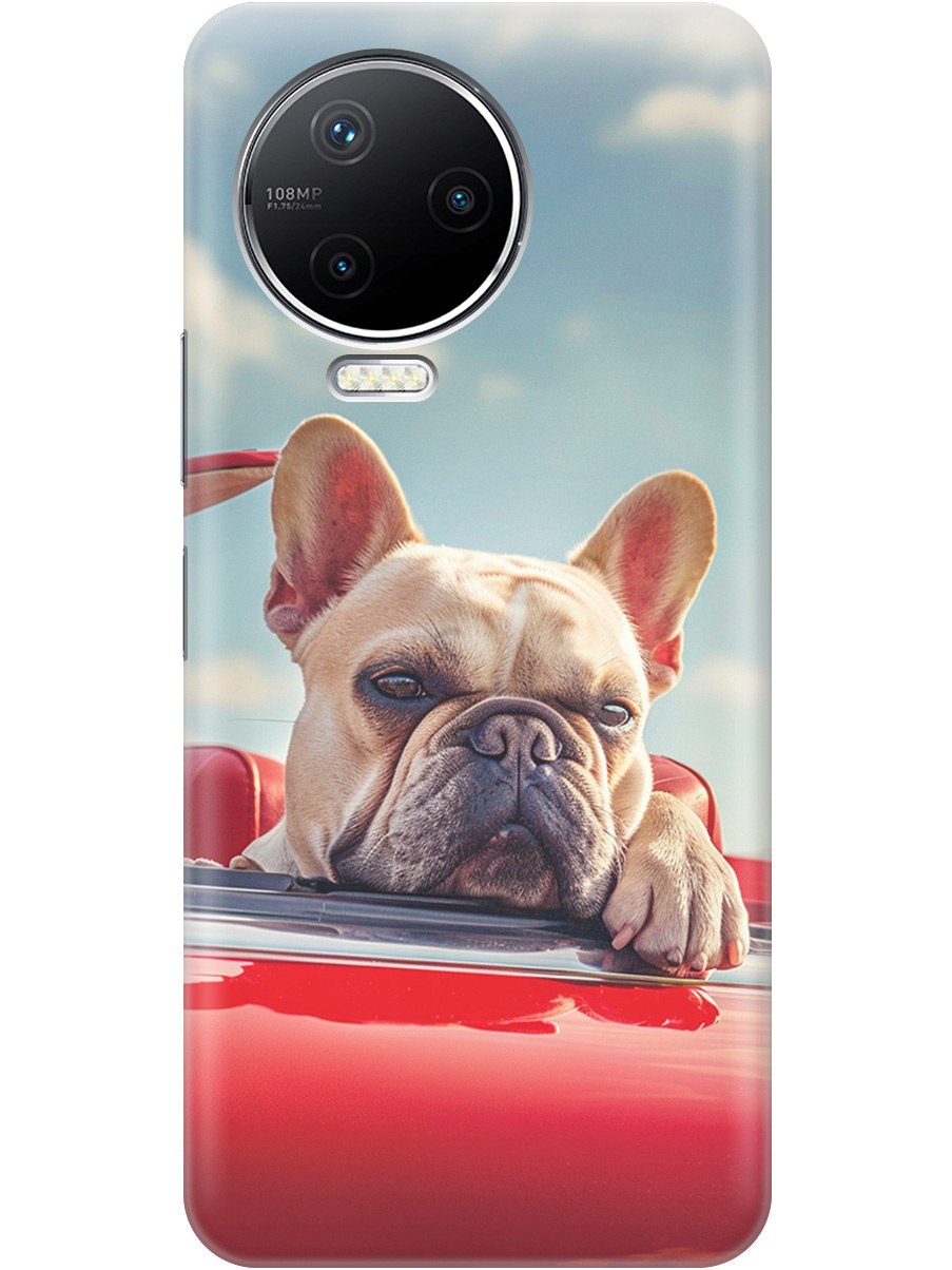 Силиконовый чехол на Infinix Note 12 Pro с принтом "Бульдог в кабриолете", Прозрачный;бежевый;голубой;красный, 762092712
Силиконовый чехол на Infinix Note 12 Pro с принтом "Бульдог в кабриолете", Прозрачный;бежевый;голубой;красный, 762092712