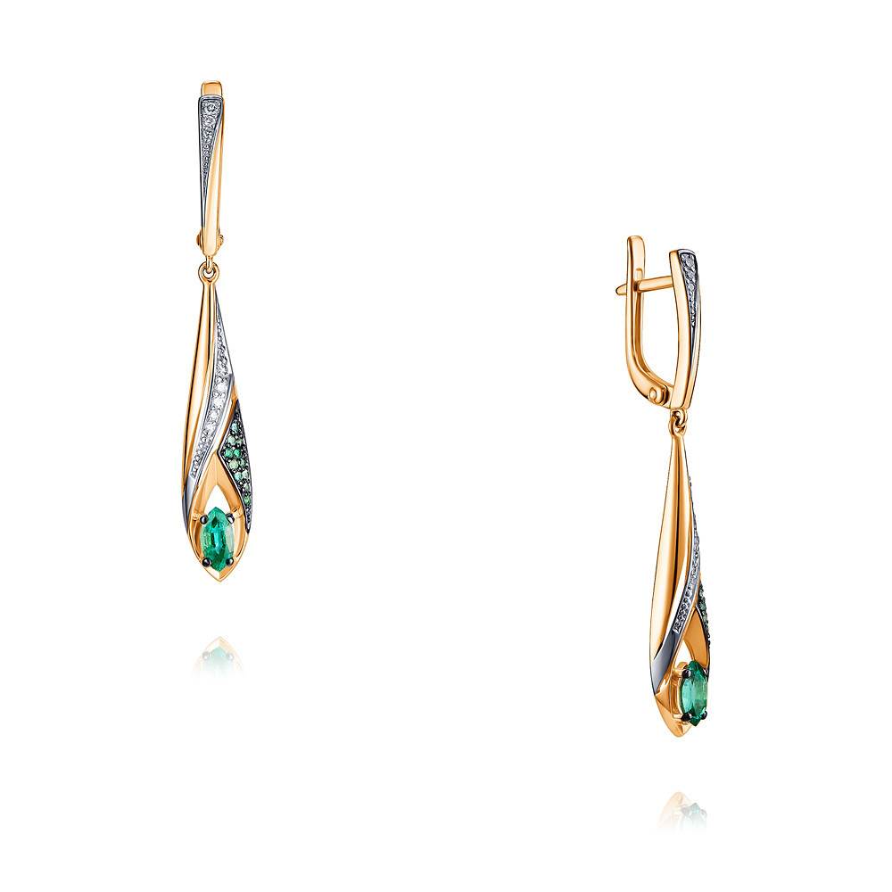 Серьги из красного золота с бриллиантом/изумрудом ADAMAS 2424365-А500Д-433, 2424365-А500Д-433
Серьги из красного золота с бриллиантом/изумрудом ADAMAS 2424365-А500Д-433, 2424365-А500Д-433
