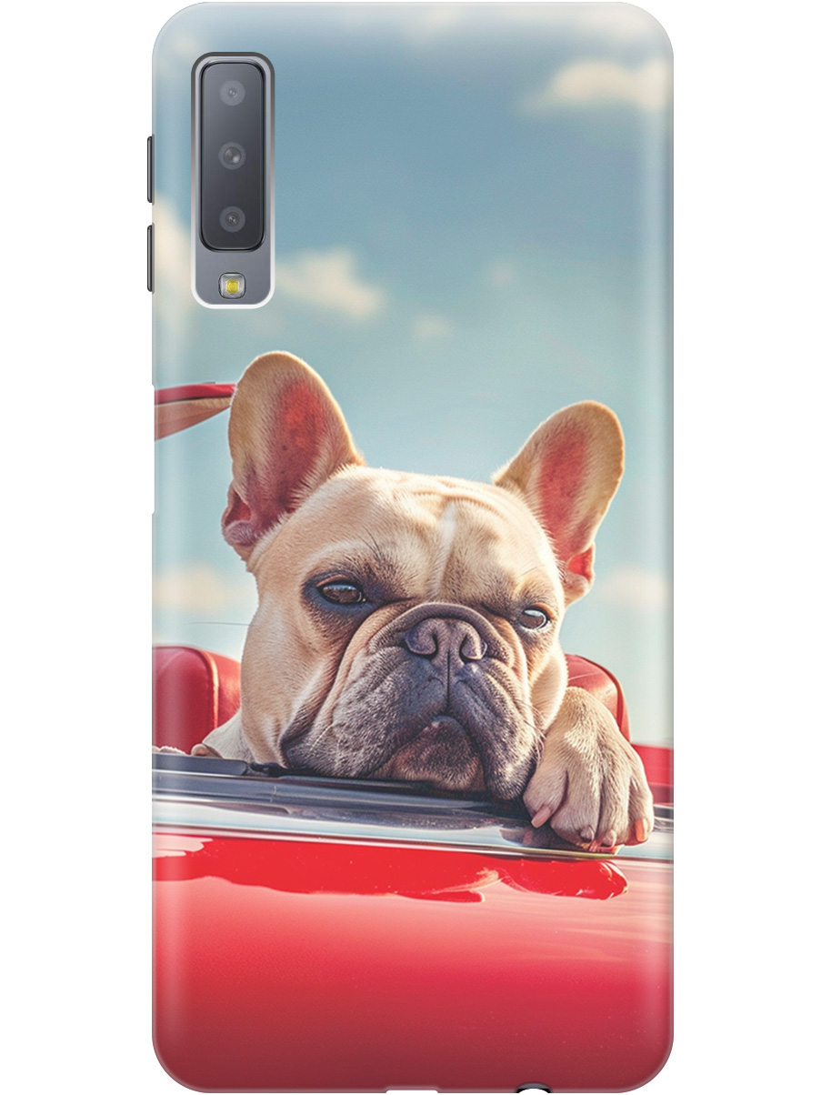 Силиконовый чехол на Samsung Galaxy A7 (2018) с принтом "Бульдог в кабриолете", Прозрачный;бежевый;голубой;красный, 719709112
Силиконовый чехол на Samsung Galaxy A7 (2018) с принтом "Бульдог в кабриолете", Прозрачный;бежевый;голубой;красный, 719709112