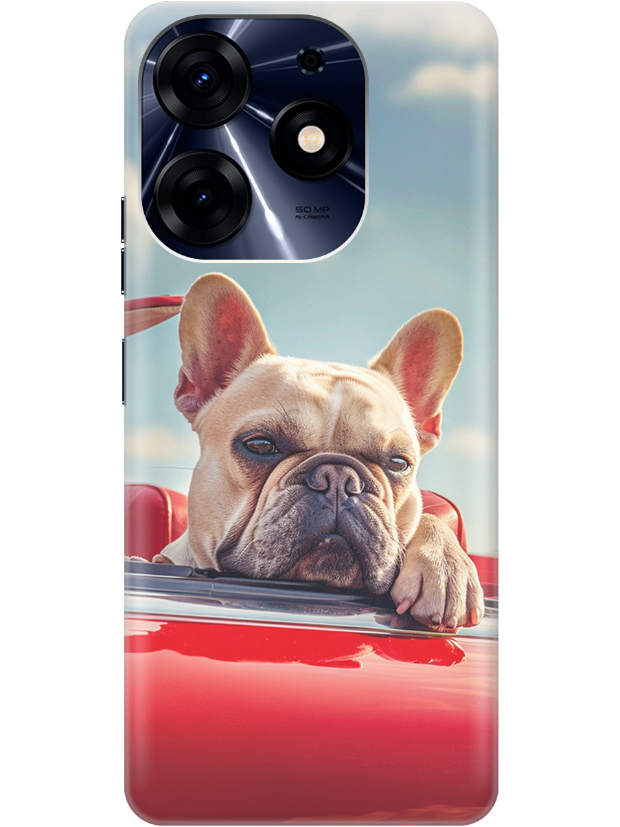 Силиконовый чехол на Tecno Spark 10 Pro с принтом "Бульдог в кабриолете", Прозрачный;бежевый;голубой;красный, 768742612
Силиконовый чехол на Tecno Spark 10 Pro с принтом "Бульдог в кабриолете", Прозрачный;бежевый;голубой;красный, 768742612