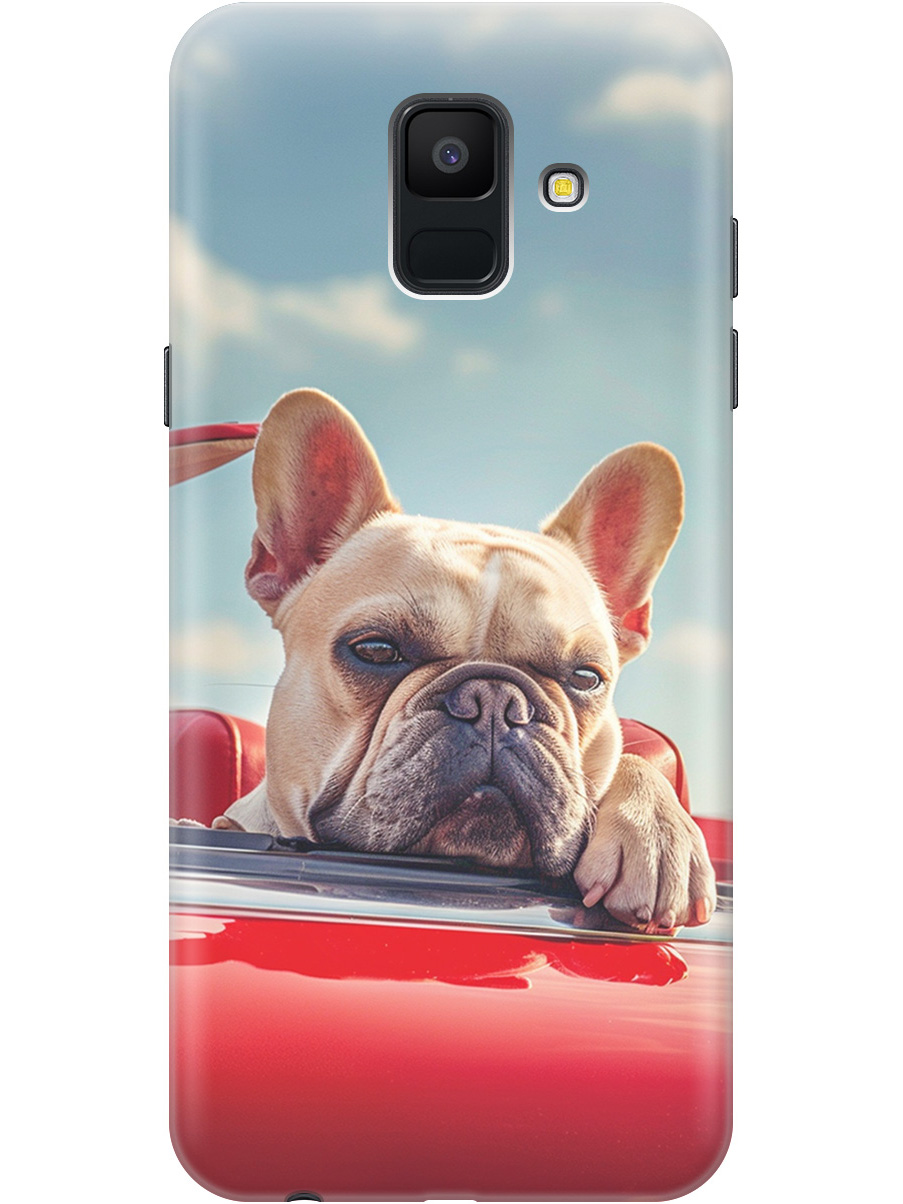 Силиконовый чехол на Samsung Galaxy A6 (2018) с принтом "Бульдог в кабриолете", Прозрачный;бежевый;голубой;красный, 717872012
Силиконовый чехол на Samsung Galaxy A6 (2018) с принтом "Бульдог в кабриолете", Прозрачный;бежевый;голубой;красный, 717872012