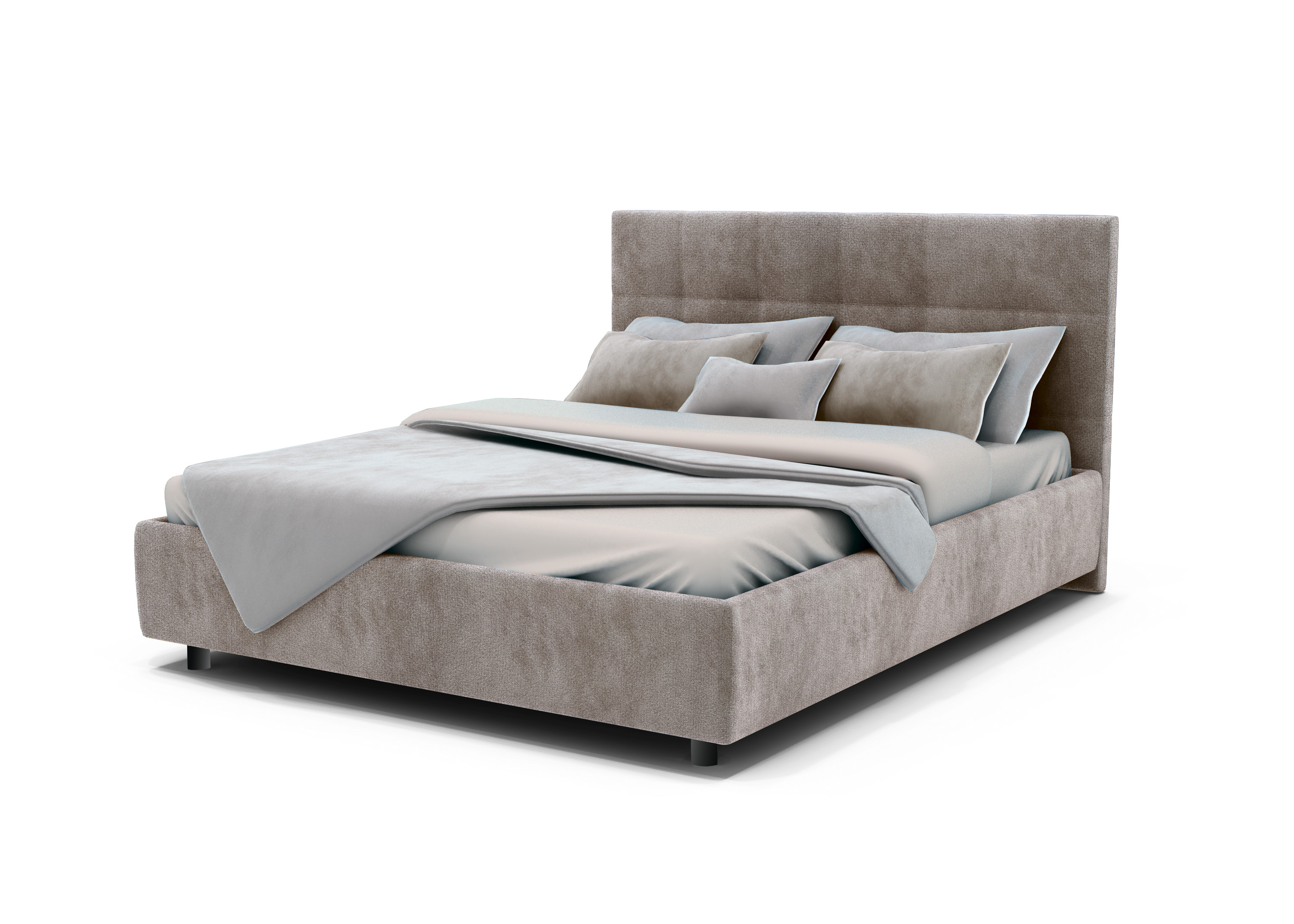 Кровать Академия сна Greta Grand(основание с ламелями) Тк.Dumont 24 160x200 см, Серый, Greta Grand94 
Кровать Академия сна Greta Grand(основание с ламелями) Тк.Dumont 24 160x200 см, Серый, Greta Grand94