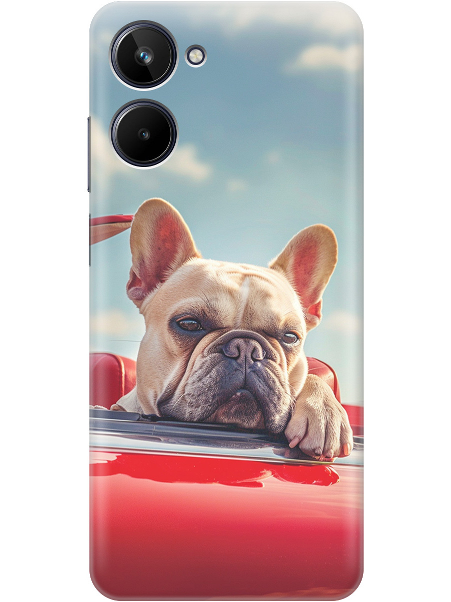 Силиконовый чехол на Realme 10 4G с принтом "Бульдог в кабриолете", Прозрачный;бежевый;голубой;красный, 762098212
Силиконовый чехол на Realme 10 4G с принтом "Бульдог в кабриолете", Прозрачный;бежевый;голубой;красный, 762098212