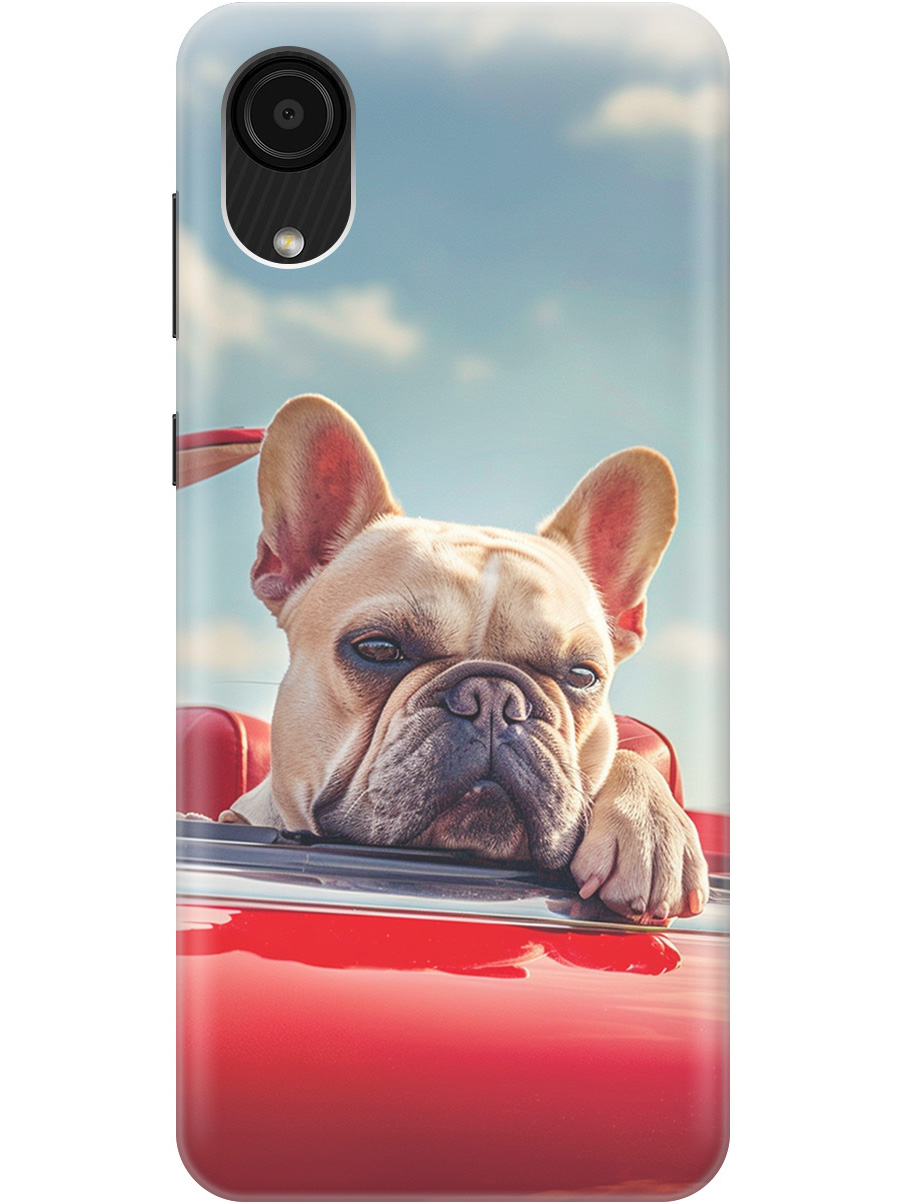 Силиконовый чехол на Samsung Galaxy A03 Core с принтом "Бульдог в кабриолете", Прозрачный;бежевый;голубой;красный, 735001212
Силиконовый чехол на Samsung Galaxy A03 Core с принтом "Бульдог в кабриолете", Прозрачный;бежевый;голубой;красный, 735001212