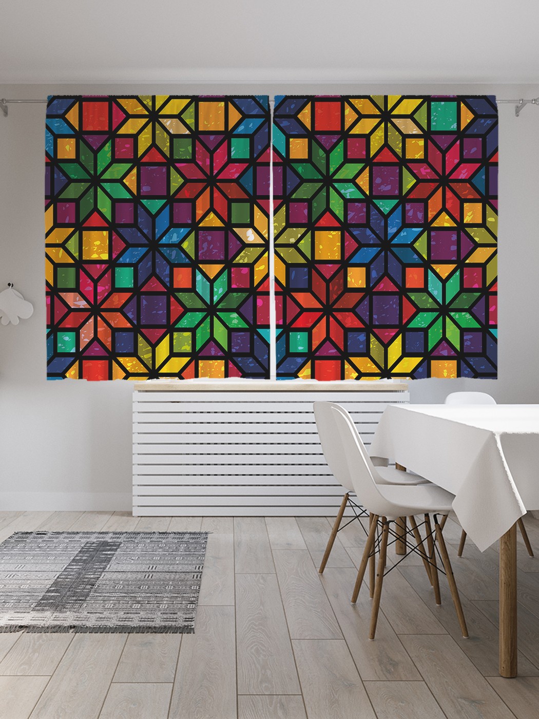 Шторы JoyArty "Разноцветные мозаичные цветы", Oxford DeLux, 2 полотна 145x180 см, Разноцветные мозаичные цветы
Шторы JoyArty "Разноцветные мозаичные цветы", Oxford DeLux, 2 полотна 145x180 см, Разноцветные мозаичные цветы