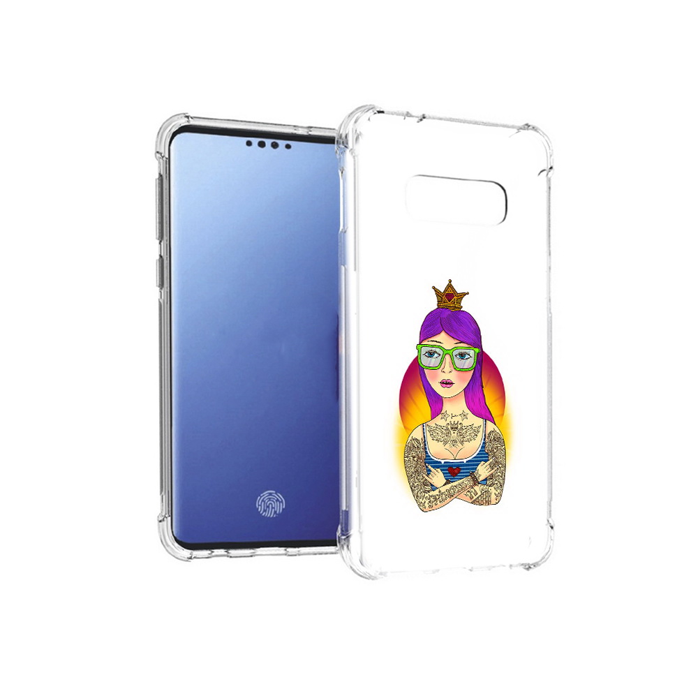 Чехол MyPads Tocco для Samsung Galaxy S10E девушка в татуировках с короной, Прозрачный, Tocco
Чехол MyPads Tocco для Samsung Galaxy S10E девушка в татуировках с короной, Прозрачный, Tocco