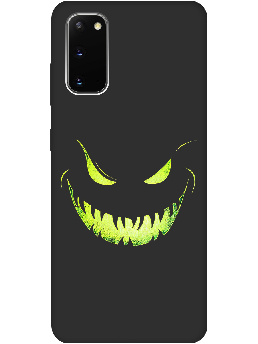 Силиконовый чехол на Samsung Galaxy S20 с принтом "Зловещая улыбка" матовый черный, Черный;зеленый, 722629572
Силиконовый чехол на Samsung Galaxy S20 с принтом "Зловещая улыбка" матовый черный, Черный;зеленый, 722629572