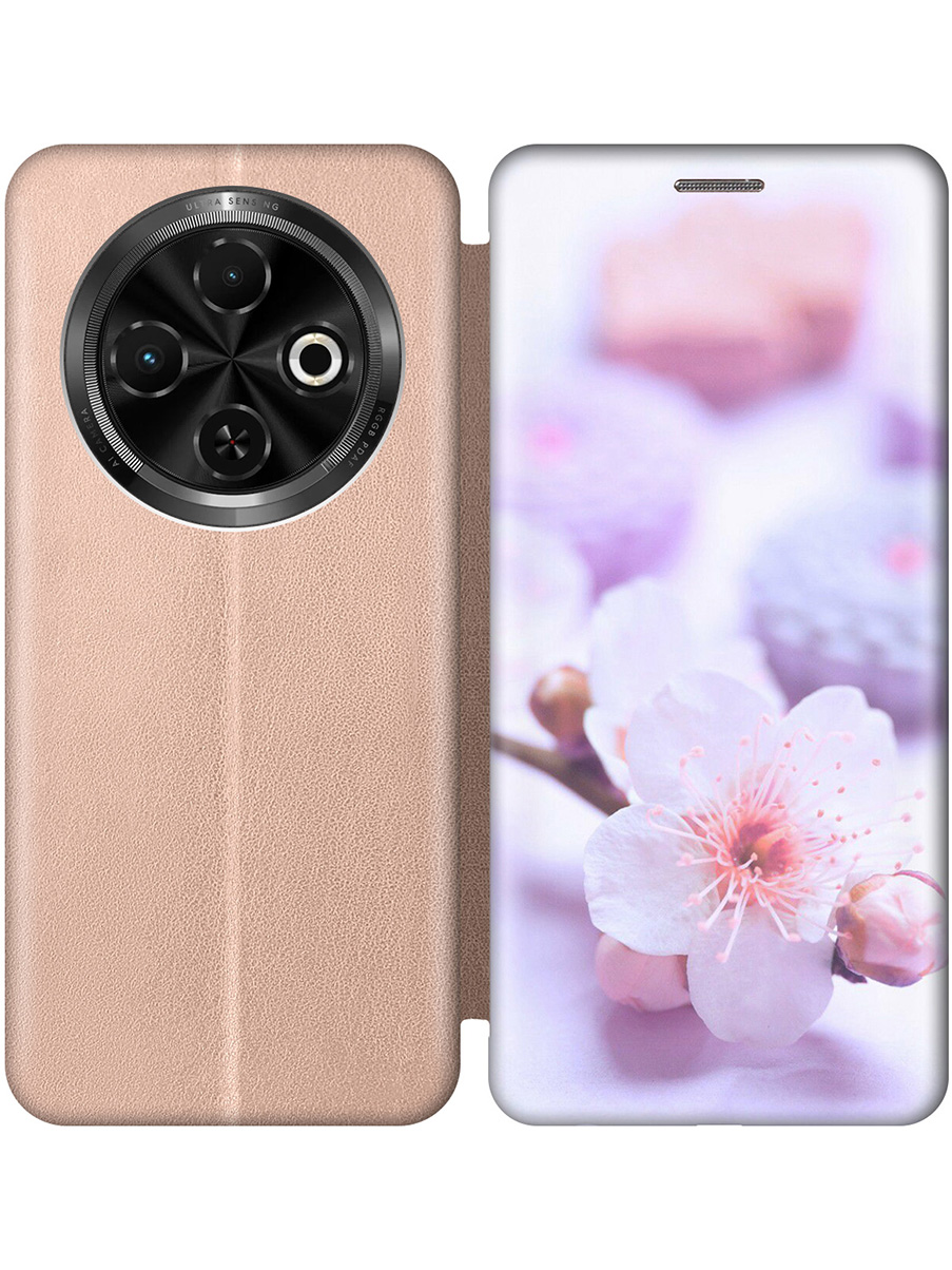 Чехол-книжка на Tecno Spark 30C с принтом "Цветок вишни" золотой, Золотистый;белый;фиолетовый, 786716322
Чехол-книжка на Tecno Spark 30C с принтом "Цветок вишни" золотой, Золотистый;белый;фиолетовый, 786716322
