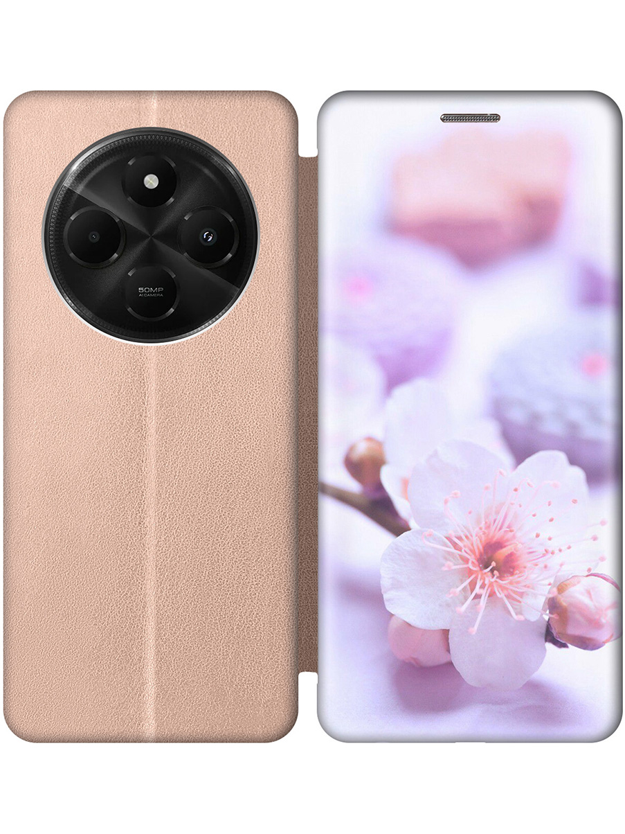 Чехол-книжка на Xiaomi Redmi 14C / Poco C75 с принтом "Цветок вишни" золотой, Золотистый;белый;фиолетовый, 786715722
Чехол-книжка на Xiaomi Redmi 14C / Poco C75 с принтом "Цветок вишни" золотой, Золотистый;белый;фиолетовый, 786715722