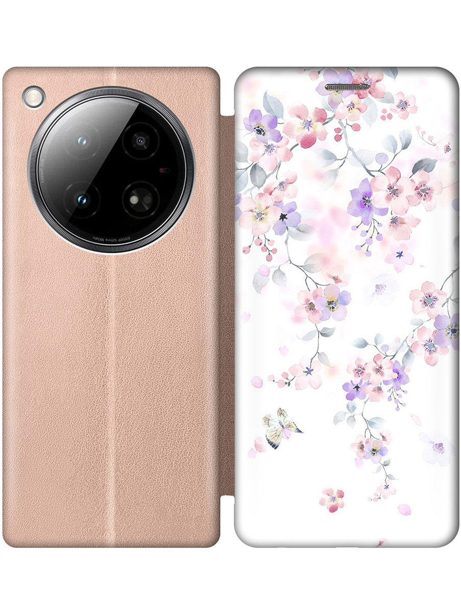 Чехол-книжка на Infinix Zero 40 4G с принтом "Акварельные цветы вишни" золотой, Золотистый;белый;розовый;фиолетовый, 786722322
Чехол-книжка на Infinix Zero 40 4G с принтом "Акварельные цветы вишни" золотой, Золотистый;белый;розовый;фиолетовый, 786722322