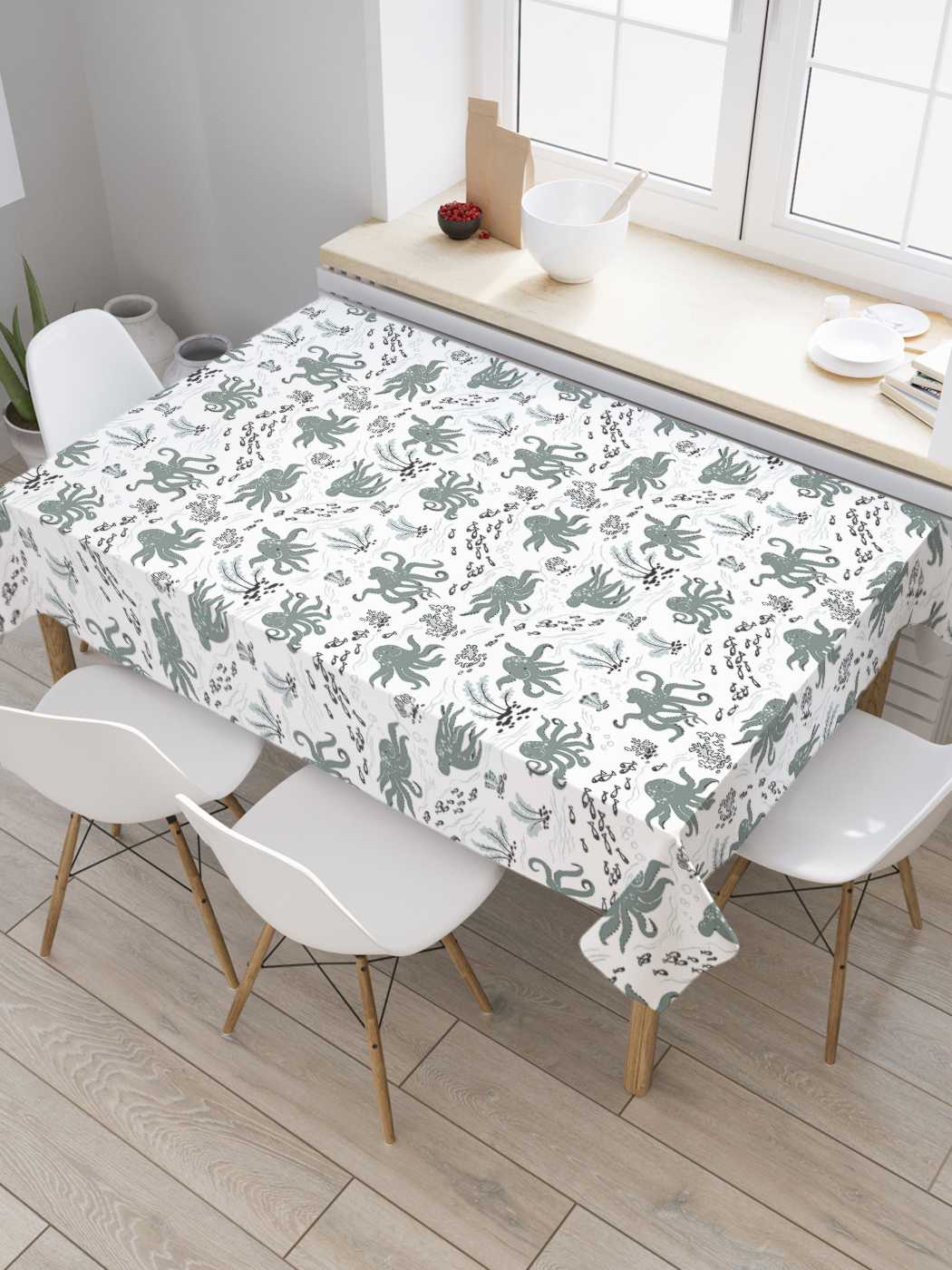 Скатерть прямоугольная JoyArty "Приближение осьминогов" из сатена, 120x145 см, Голубой, Приближение осьминогов
Скатерть прямоугольная JoyArty "Приближение осьминогов" из сатена, 120x145 см, Голубой, Приближение осьминогов