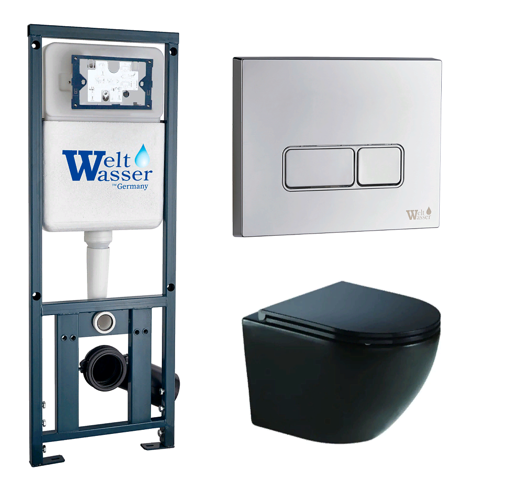 Комплект унитаз с инсталляцией WeltWasser MARBERG 410 + MERZBACH 043 GL-BL + MAR 410 SE-CR
Комплект унитаз с инсталляцией WeltWasser MARBERG 410 + MERZBACH 043 GL-BL + MAR 410 SE-CR