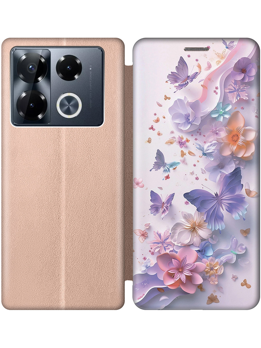 Чехол-книжка на Infinix Note 40 Pro / 40 Pro 5g / 40 Pro+ 5g с принтом золотой 873874, Золотистый;розовый;фиолетовый, 782627022
Чехол-книжка на Infinix Note 40 Pro / 40 Pro 5g / 40 Pro+ 5g с принтом золотой 873874, Золотистый;розовый;фиолетовый, 782627022