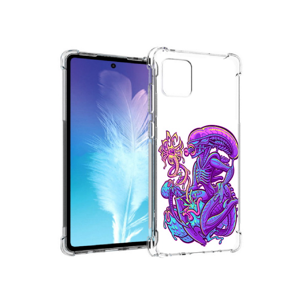 Чехол MyPads Tocco для Samsung Galaxy Note 10 Lite чужой фиолетовый цвет, Прозрачный, Tocco
Чехол MyPads Tocco для Samsung Galaxy Note 10 Lite чужой фиолетовый цвет, Прозрачный, Tocco