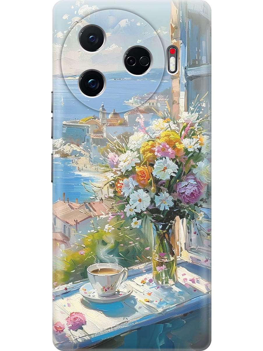 Силиконовый чехол на Tecno Camon 30 Pro 5g с принтом "Букет цветов и кофе", Прозрачный;белый;голубой, 782633622
Силиконовый чехол на Tecno Camon 30 Pro 5g с принтом "Букет цветов и кофе", Прозрачный;белый;голубой, 782633622