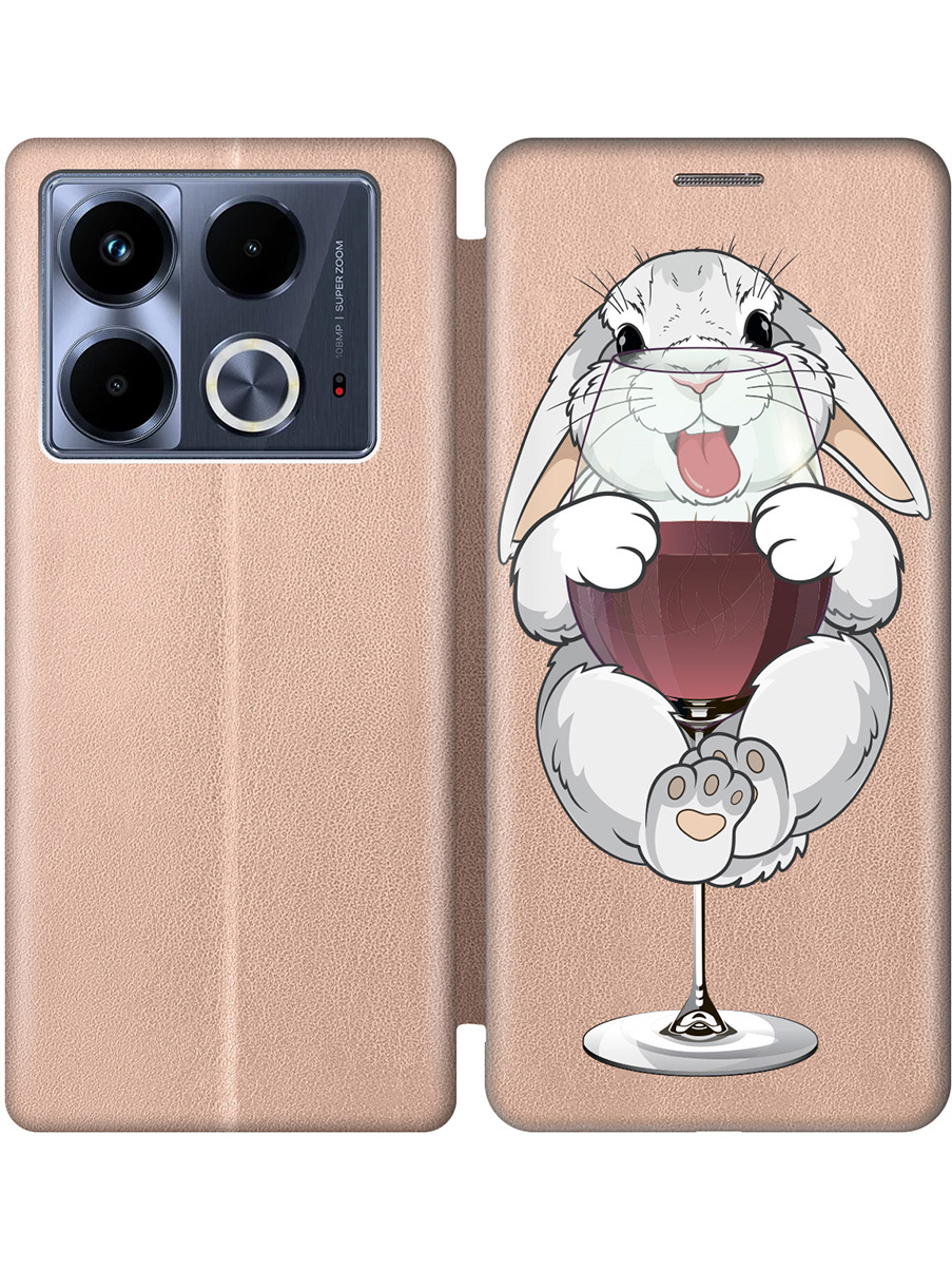 Чехол-книжка на Infinix Note 40 с принтом "Кролик и бокал" золотой, Золотистый;белый;бордовый, 782626475
Чехол-книжка на Infinix Note 40 с принтом "Кролик и бокал" золотой, Золотистый;белый;бордовый, 782626475