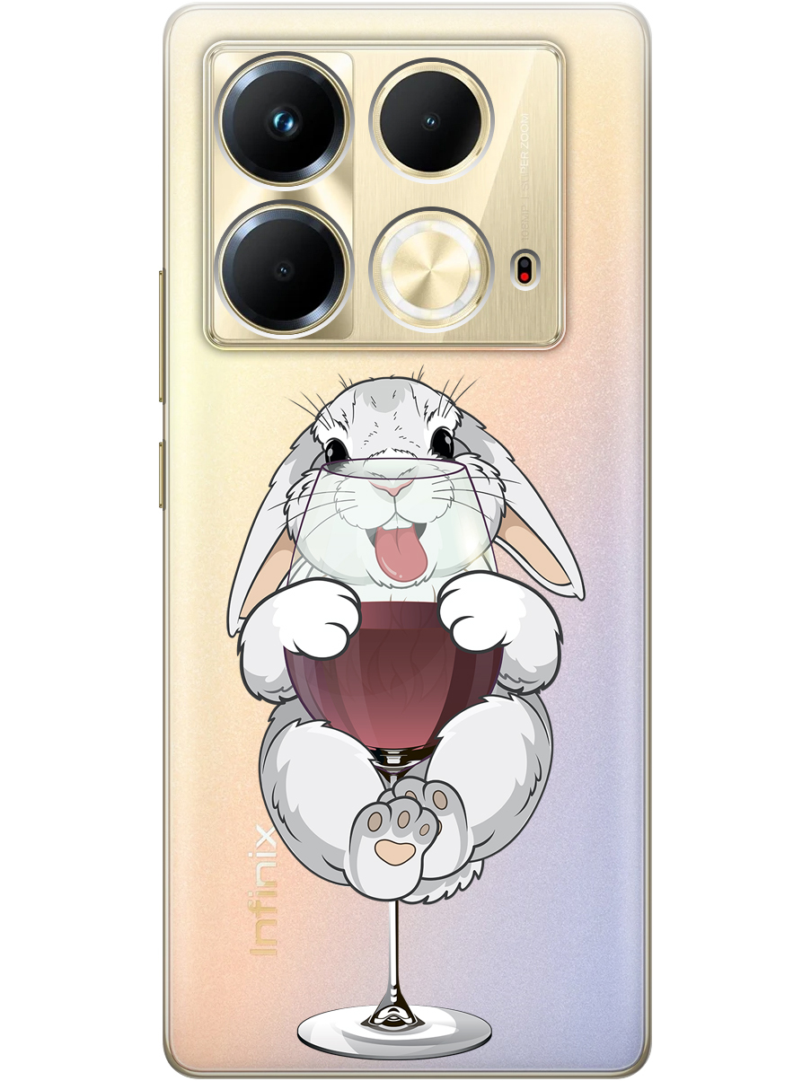 Силиконовый чехол на Infinix Note 40 с принтом "Кролик и бокал", Прозрачный;белый;бордовый, 782626475
Силиконовый чехол на Infinix Note 40 с принтом "Кролик и бокал", Прозрачный;белый;бордовый, 782626475