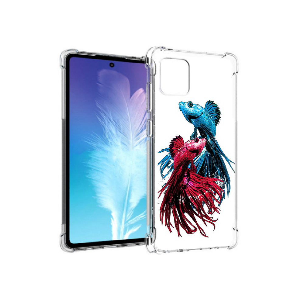 Чехол MyPads Tocco для Samsung Galaxy Note 10 Lite рыбы петушки (PT142413.491.592), Прозрачный, Tocco
Чехол MyPads Tocco для Samsung Galaxy Note 10 Lite рыбы петушки (PT142413.491.592), Прозрачный, Tocco
