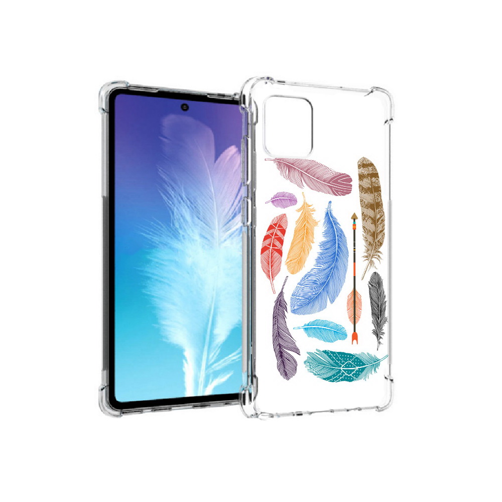Чехол MyPads Tocco для Samsung Galaxy Note 10 Lite разноцветные перья (PT142413.491.572), Прозрачный, Tocco
Чехол MyPads Tocco для Samsung Galaxy Note 10 Lite разноцветные перья (PT142413.491.572), Прозрачный, Tocco