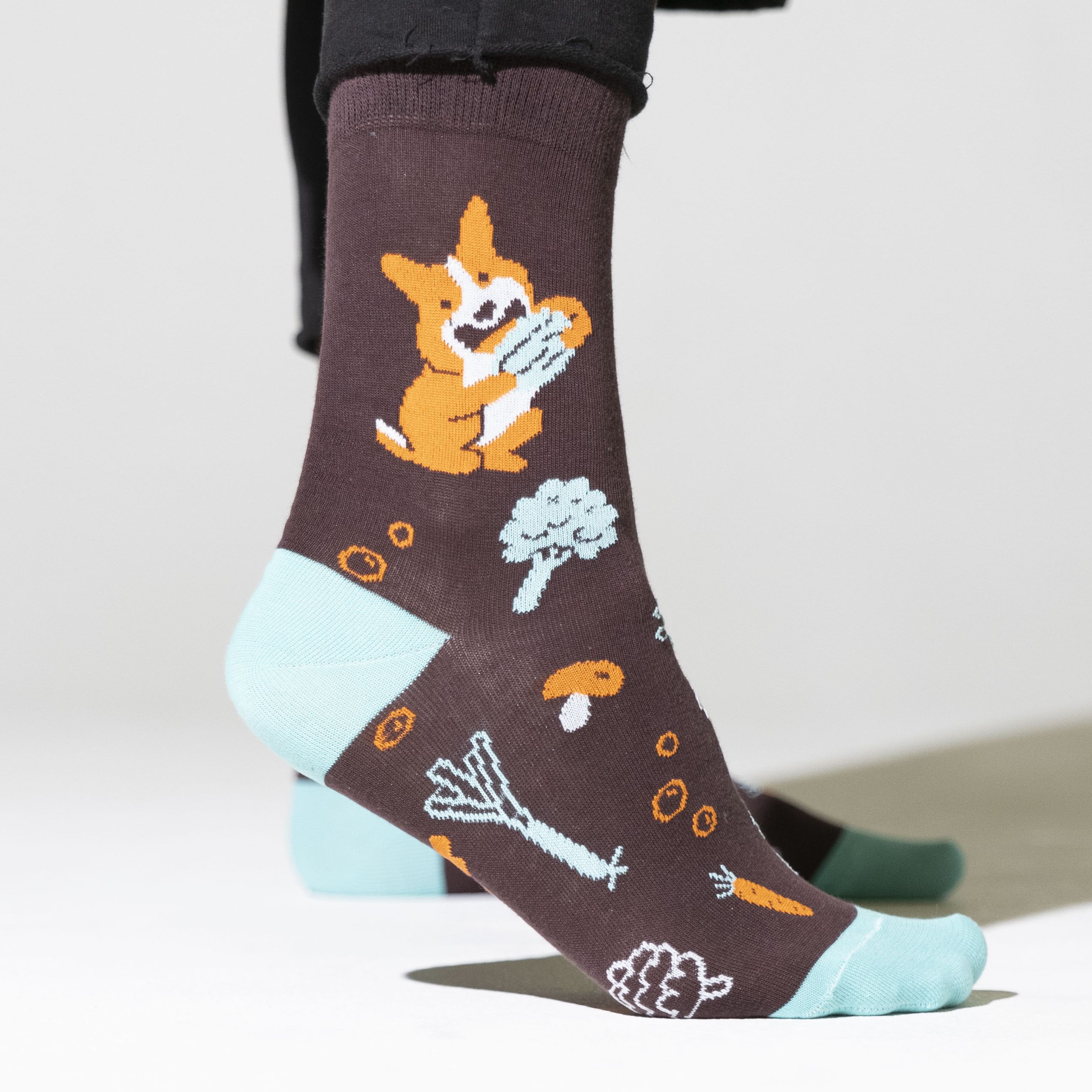 фото Носки мужские st. friday socks lapki22-1207-10-25-12 коричневые 38-41