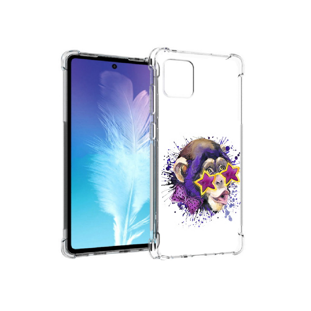Чехол MyPads Tocco для Samsung Galaxy Note 10 Lite обезьяна в очках (PT142413.491.524), Прозрачный, Tocco
Чехол MyPads Tocco для Samsung Galaxy Note 10 Lite обезьяна в очках (PT142413.491.524), Прозрачный, Tocco