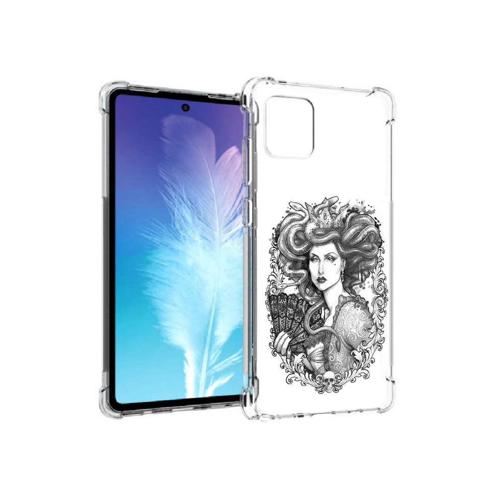 Чехол MyPads Tocco для Samsung Galaxy Note 10 Lite медуза черно белый (PT142413.491.472), Прозрачный, Tocco
Чехол MyPads Tocco для Samsung Galaxy Note 10 Lite медуза черно белый (PT142413.491.472), Прозрачный, Tocco