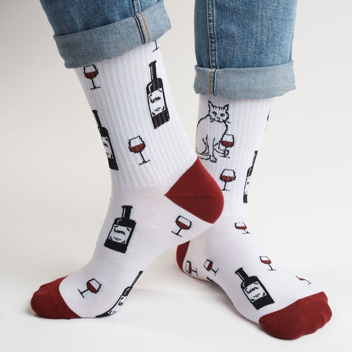 фото Носки мужские st. friday socks 834-2 белые 42-46