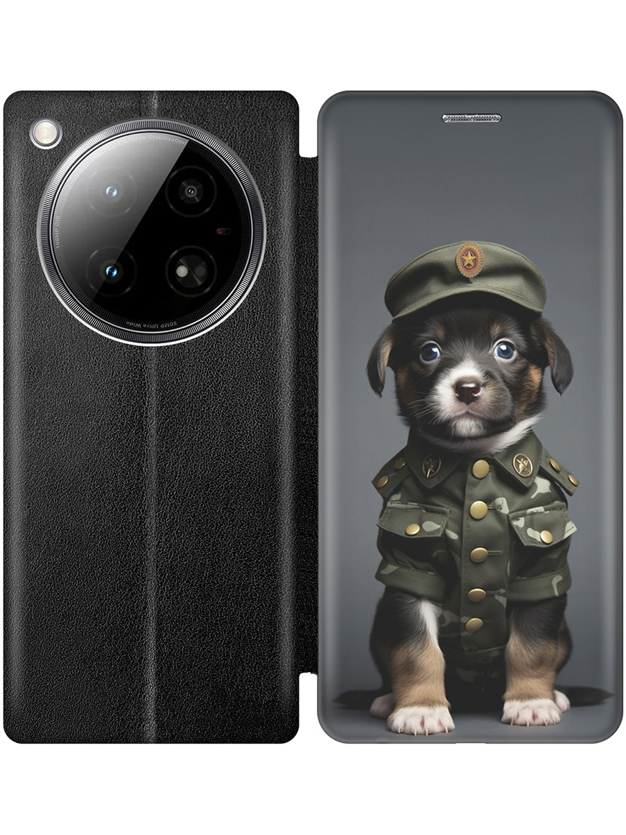 Чехол-книжка на Infinix Zero 40 4G с принтом "Щенок-военный" черный, Черный;зеленый, 786722311
Чехол-книжка на Infinix Zero 40 4G с принтом "Щенок-военный" черный, Черный;зеленый, 786722311