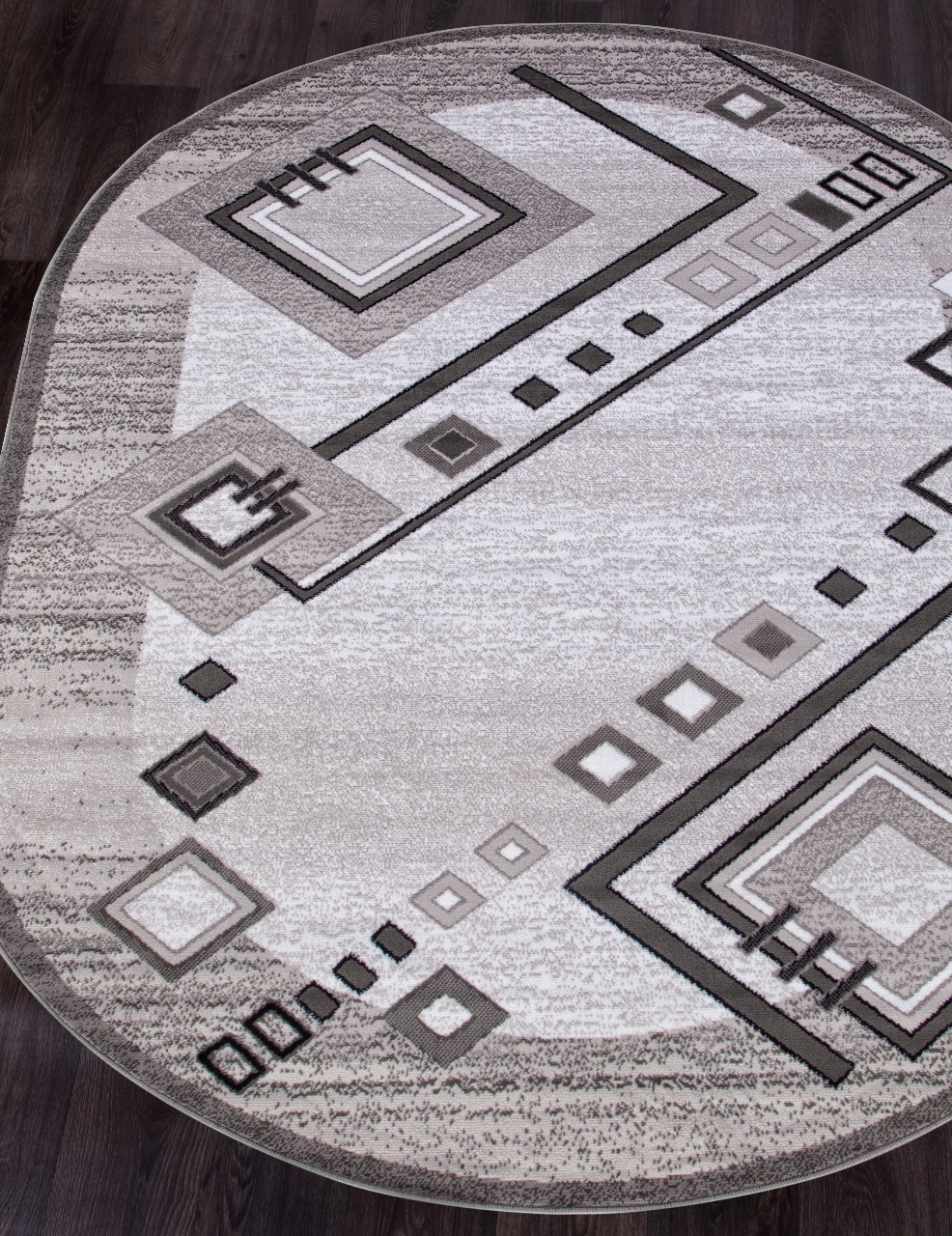 Ковер российский AkTs 100x200 см светло-серый, d188-SI 
Ковер российский AkTs 100x200 см светло-серый, d188-SI