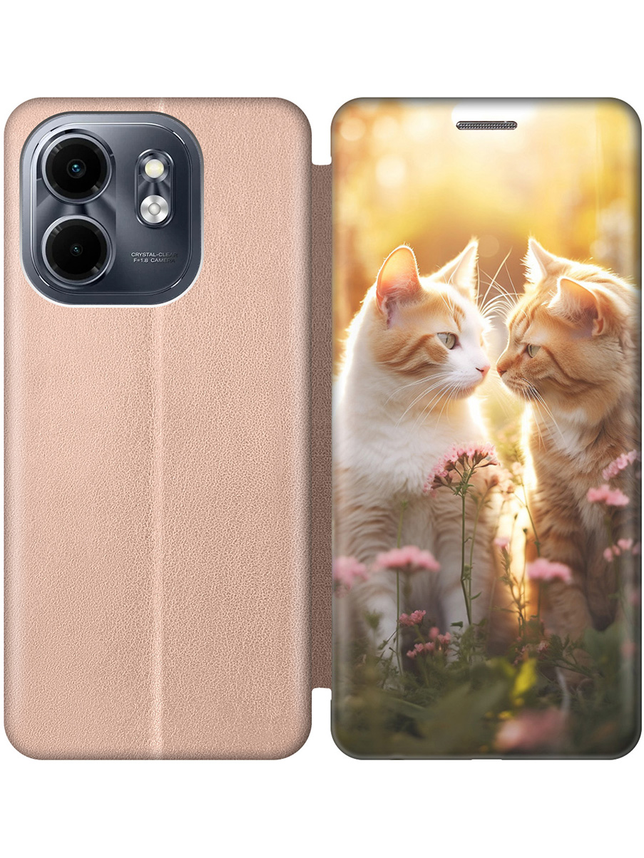 Чехол-книжка на Infinix Hot 50i / Smart 9 с принтом "Влюбленные котики" золотой, Золотистый;бежевый;белый, 786719391
Чехол-книжка на Infinix Hot 50i / Smart 9 с принтом "Влюбленные котики" золотой, Золотистый;бежевый;белый, 786719391