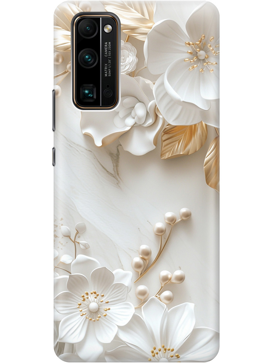 Силиконовый чехол на Honor 30 Pro+ с принтом "Бело-золотые цветы", Золотистый;белый;прозрачный, 722945923
Силиконовый чехол на Honor 30 Pro+ с принтом "Бело-золотые цветы", Золотистый;белый;прозрачный, 722945923