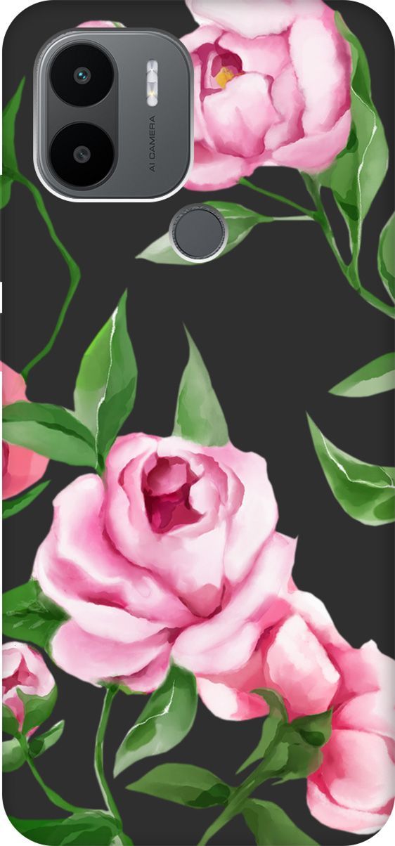 Чехол на Xiaomi Redmi A1+ с 3D принтом "Amazing Peonies" черный, Черный;зеленый, 158140
Чехол на Xiaomi Redmi A1+ с 3D принтом "Amazing Peonies" черный, Черный;зеленый, 158140