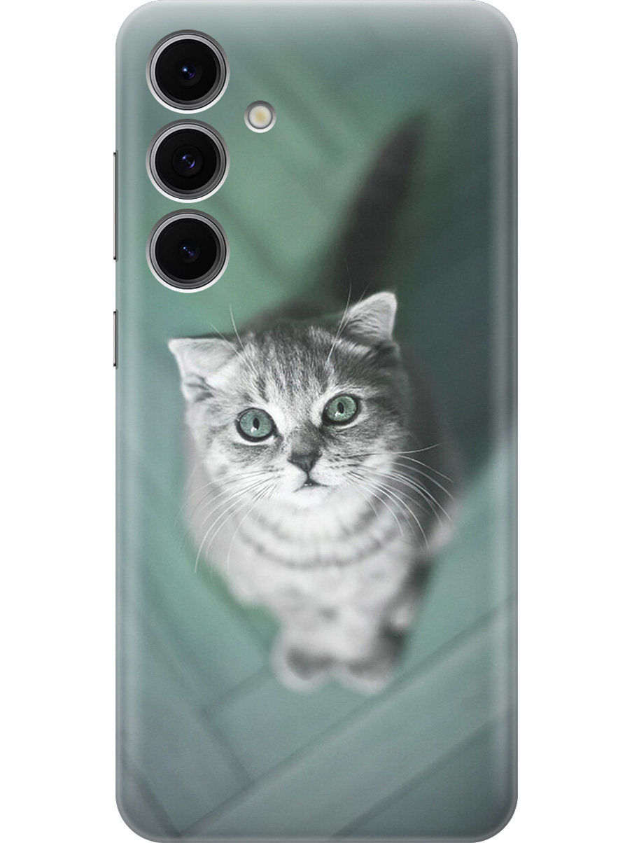 Силиконовый чехол на Samsung Galaxy S24 FE с принтом "Котик на зеленом полу", Прозрачный;зеленый;серый, 786718111
Силиконовый чехол на Samsung Galaxy S24 FE с принтом "Котик на зеленом полу", Прозрачный;зеленый;серый, 786718111