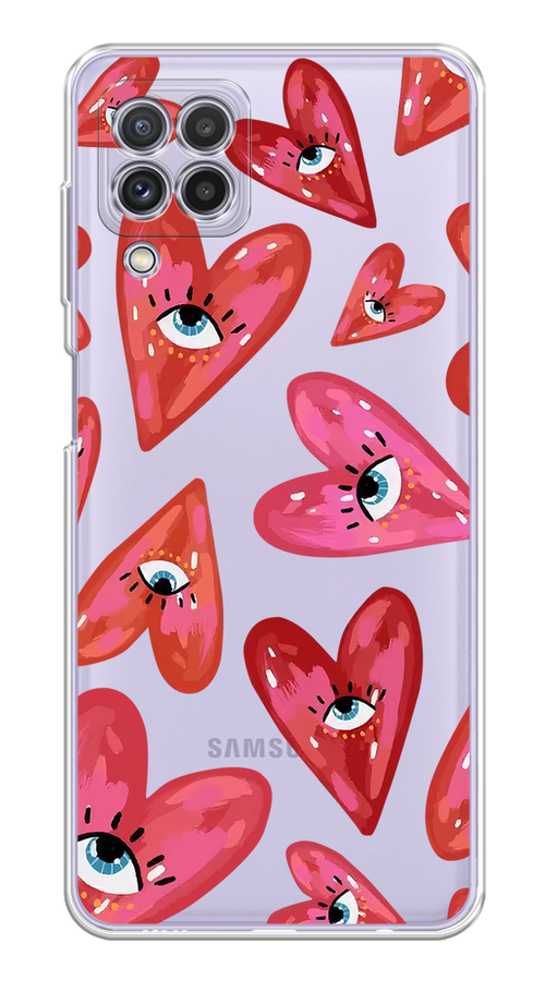 Чехол на Samsung Galaxy A22/M22/M32 "Сердечки с глазами", Коричневый;красный;розовый, 2103450-1
Чехол на Samsung Galaxy A22/M22/M32 "Сердечки с глазами", Коричневый;красный;розовый, 2103450-1