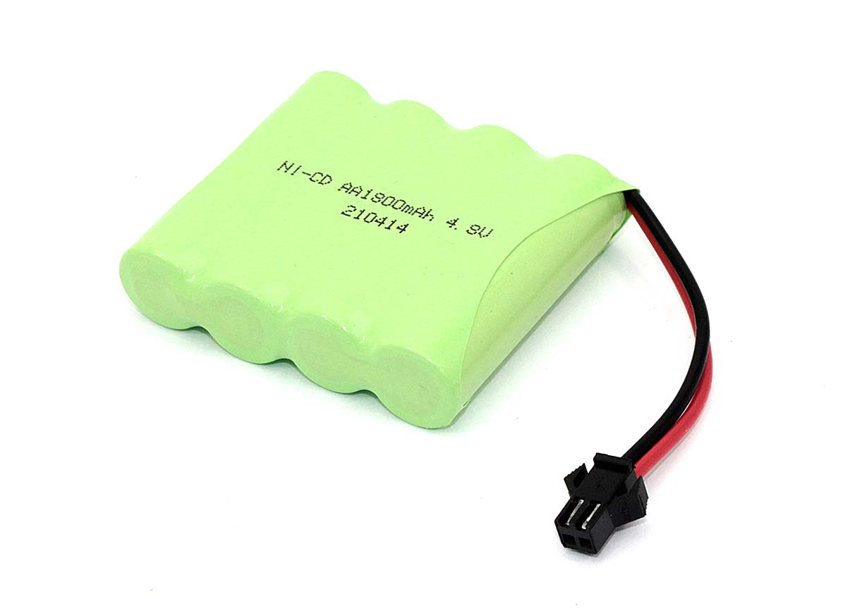 фото Аккумулятор ni-cd 4.8v 1800 mah aa flatpack разъем sm oem