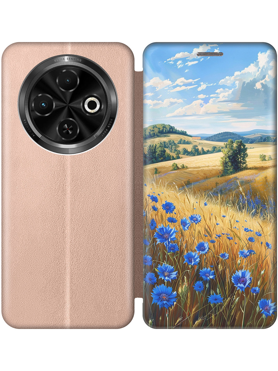 Чехол-книжка на Tecno Spark 30C с принтом "Поле васильков" золотой, Золотистый;голубой;бежевый, 786716321
Чехол-книжка на Tecno Spark 30C с принтом "Поле васильков" золотой, Золотистый;голубой;бежевый, 786716321