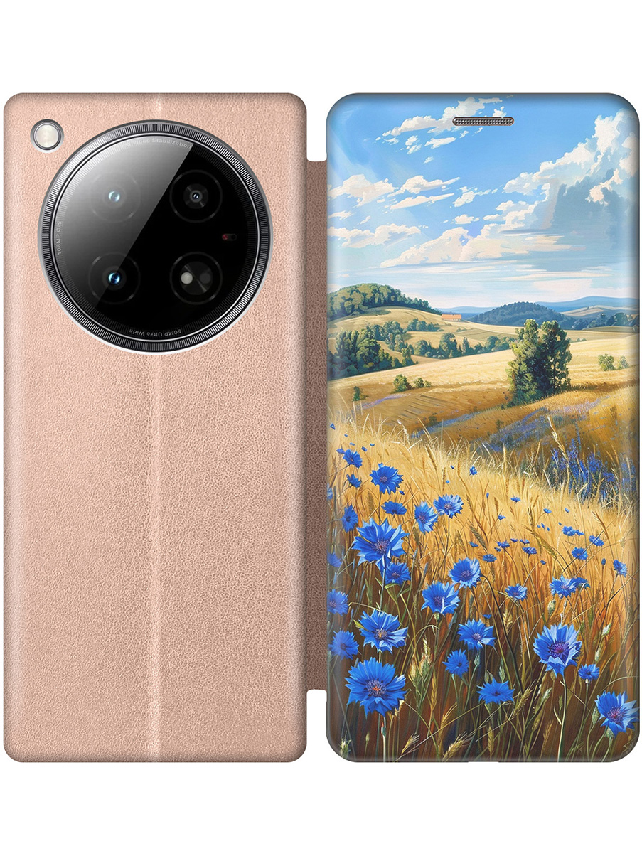 Чехол-книжка на Infinix Zero 40 4G с принтом "Поле васильков" золотой, Золотистый;голубой;бежевый, 786722321
Чехол-книжка на Infinix Zero 40 4G с принтом "Поле васильков" золотой, Золотистый;голубой;бежевый, 786722321