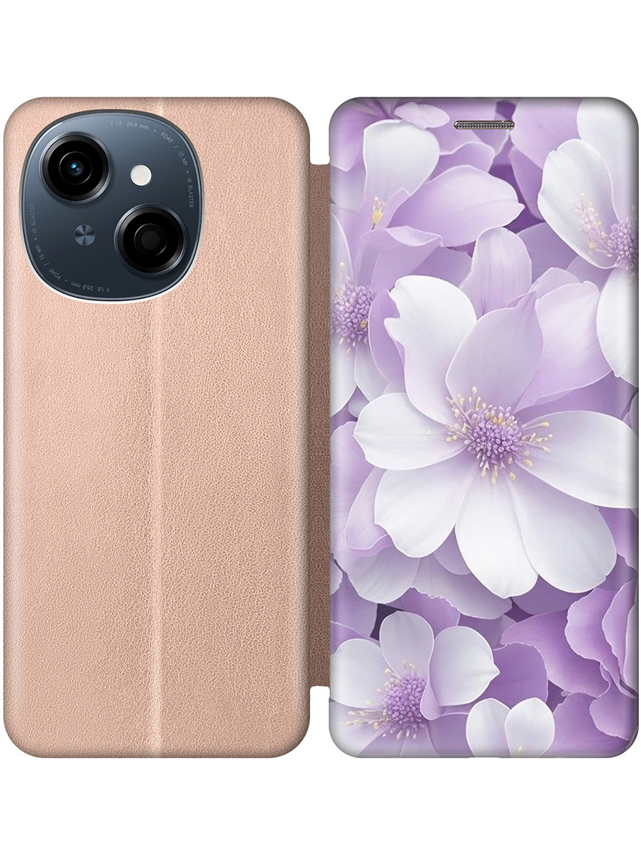 Чехол-книжка на Tecno Spark Go 1 / Pop 9 с принтом "Бело-фиолетовые цветы" золотой, Золотистый;белый;фиолетовый, 786716921
Чехол-книжка на Tecno Spark Go 1 / Pop 9 с принтом "Бело-фиолетовые цветы" золотой, Золотистый;белый;фиолетовый, 786716921