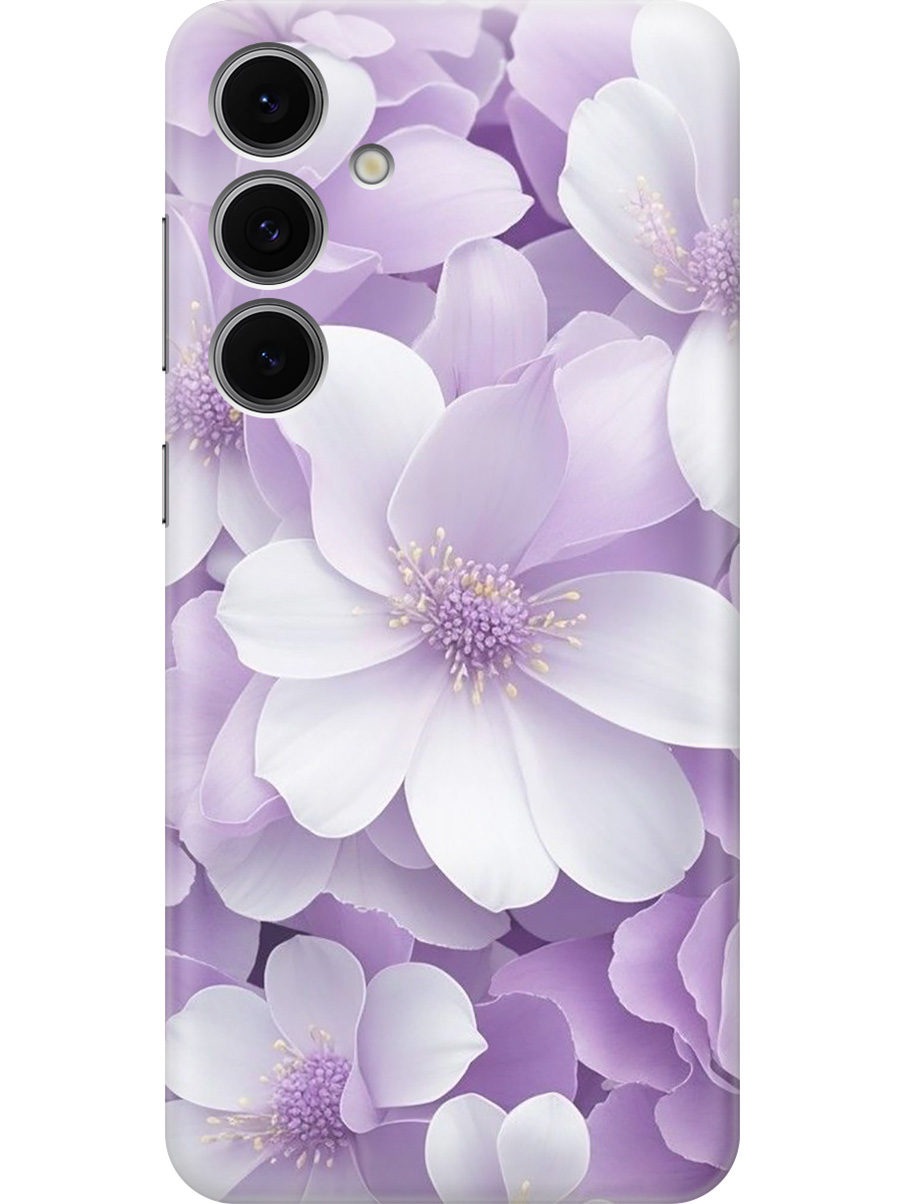 Силиконовый чехол на Samsung Galaxy S24 FE с принтом "Бело-фиолетовые цветы", Прозрачный;белый;фиолетовый, 786718121
Силиконовый чехол на Samsung Galaxy S24 FE с принтом "Бело-фиолетовые цветы", Прозрачный;белый;фиолетовый, 786718121