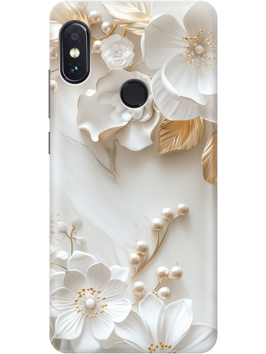 Силиконовый чехол на Xiaomi Redmi Note 5 / Note 5 Pro с принтом "Бело-золотые цветы", Золотистый;белый;прозрачный, 717568723
Силиконовый чехол на Xiaomi Redmi Note 5 / Note 5 Pro с принтом "Бело-золотые цветы", Золотистый;белый;прозрачный, 717568723