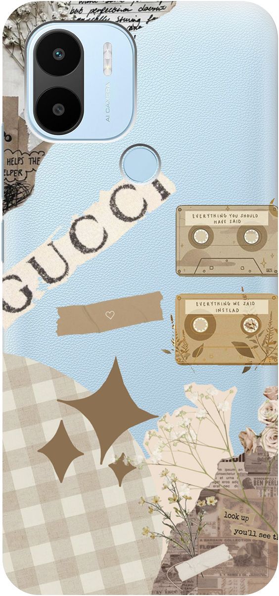 Чехол на Xiaomi Redmi A1+ с 3D принтом "GUCCI Stickers" прозрачный, Прозрачный;бежевый, 158136
Чехол на Xiaomi Redmi A1+ с 3D принтом "GUCCI Stickers" прозрачный, Прозрачный;бежевый, 158136