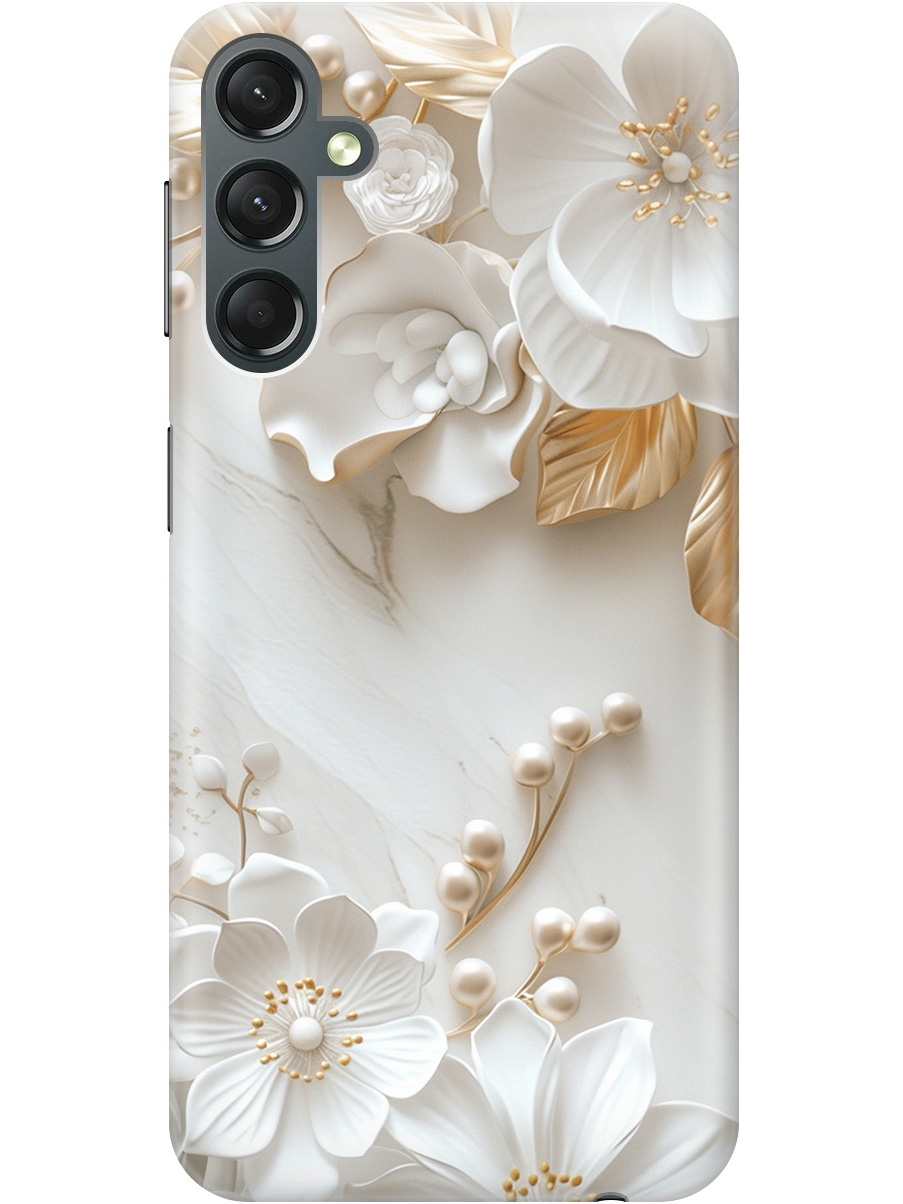 Силиконовый чехол на Samsung Galaxy A24 с принтом "Бело-золотые цветы", Золотистый;белый;прозрачный, 769395623
Силиконовый чехол на Samsung Galaxy A24 с принтом "Бело-золотые цветы", Золотистый;белый;прозрачный, 769395623