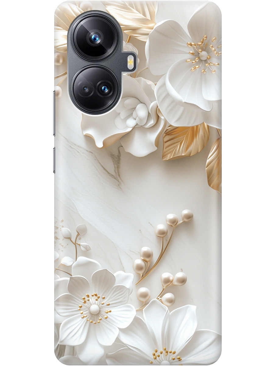Силиконовый чехол на Realme 10 Pro+ с принтом "Бело-золотые цветы", Золотистый;белый;прозрачный, 768741923
Силиконовый чехол на Realme 10 Pro+ с принтом "Бело-золотые цветы", Золотистый;белый;прозрачный, 768741923