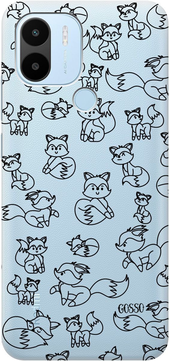 Чехол на Xiaomi Redmi A1+ с 3D принтом "Funny Foxes" прозрачный, Прозрачный;черный, 158135
Чехол на Xiaomi Redmi A1+ с 3D принтом "Funny Foxes" прозрачный, Прозрачный;черный, 158135