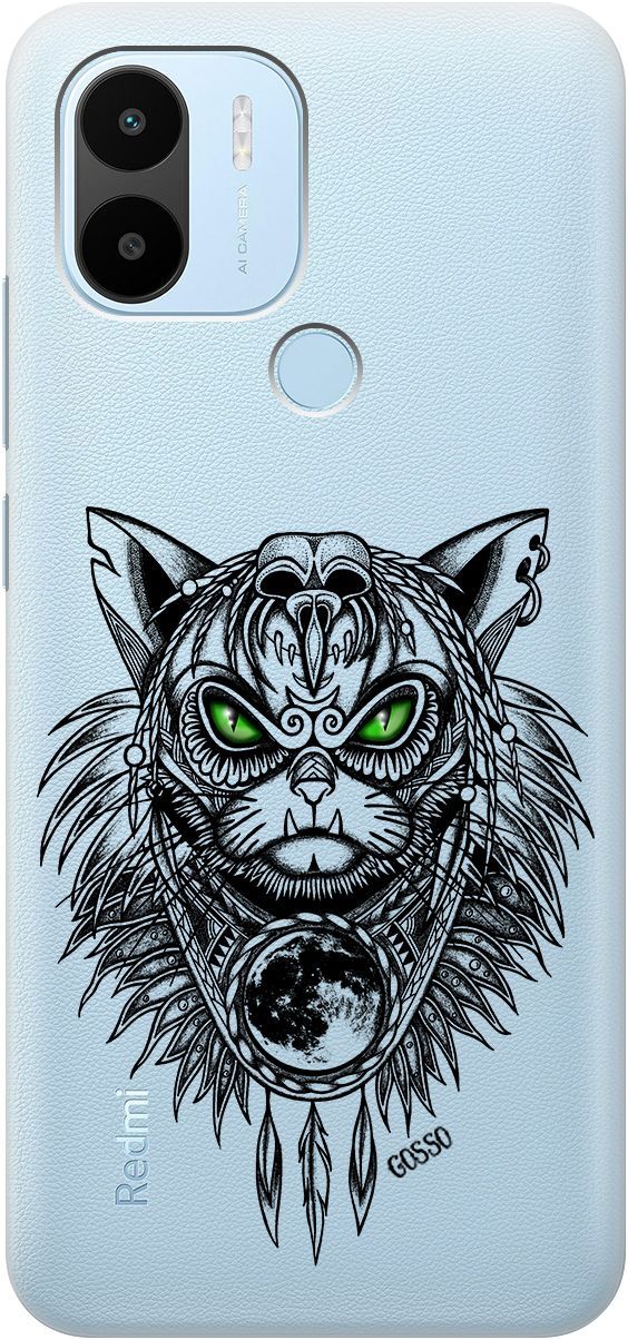Чехол на Xiaomi Redmi A1+ с 3D принтом "Shaman Cat" прозрачный, Прозрачный;черный, 158135
Чехол на Xiaomi Redmi A1+ с 3D принтом "Shaman Cat" прозрачный, Прозрачный;черный, 158135