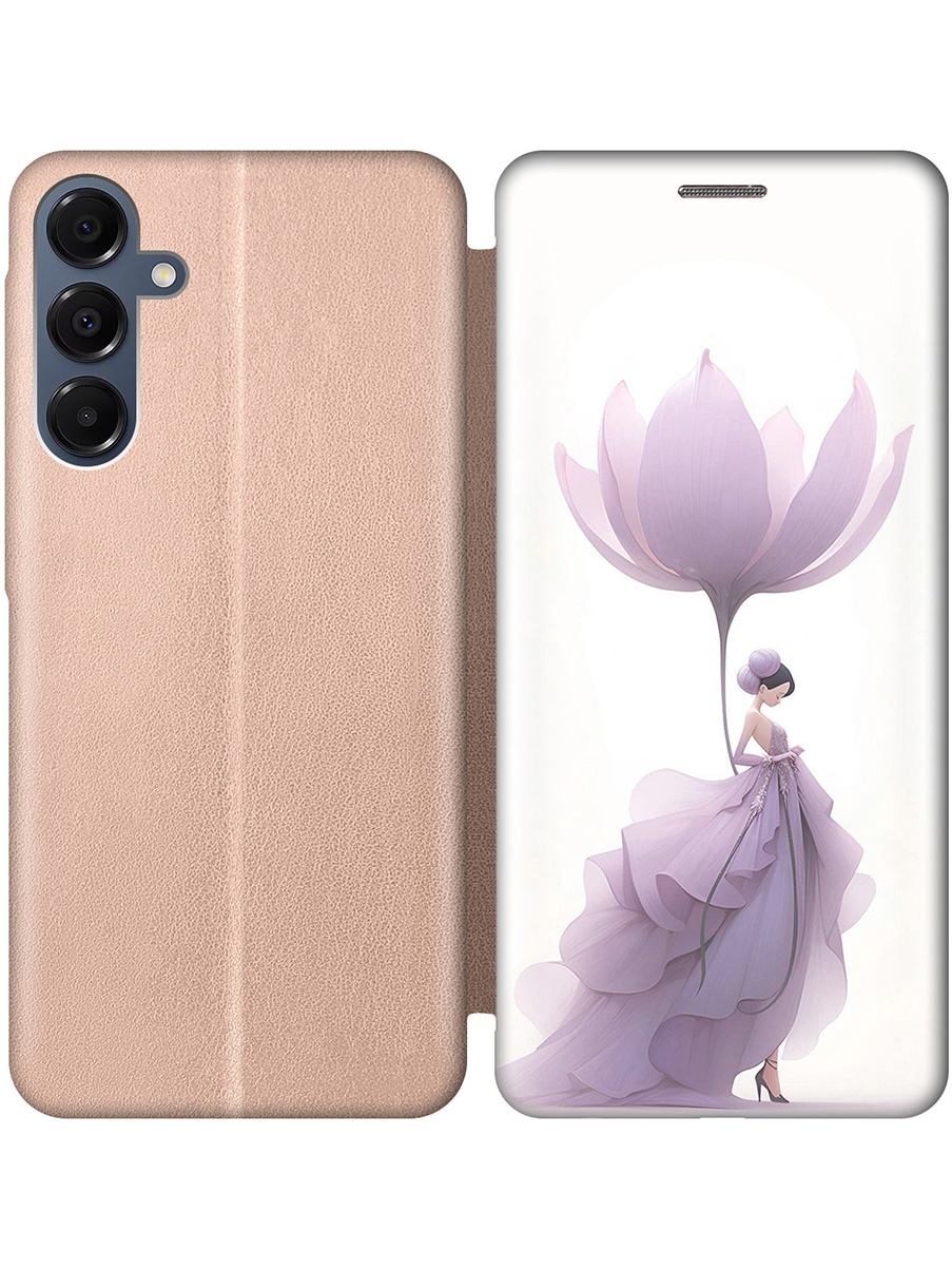 Чехол-книжка на Samsung Galaxy A16 с принтом "Цветочная девушка" золотой, Золотистый;белый;фиолетовый, 786721722
Чехол-книжка на Samsung Galaxy A16 с принтом "Цветочная девушка" золотой, Золотистый;белый;фиолетовый, 786721722